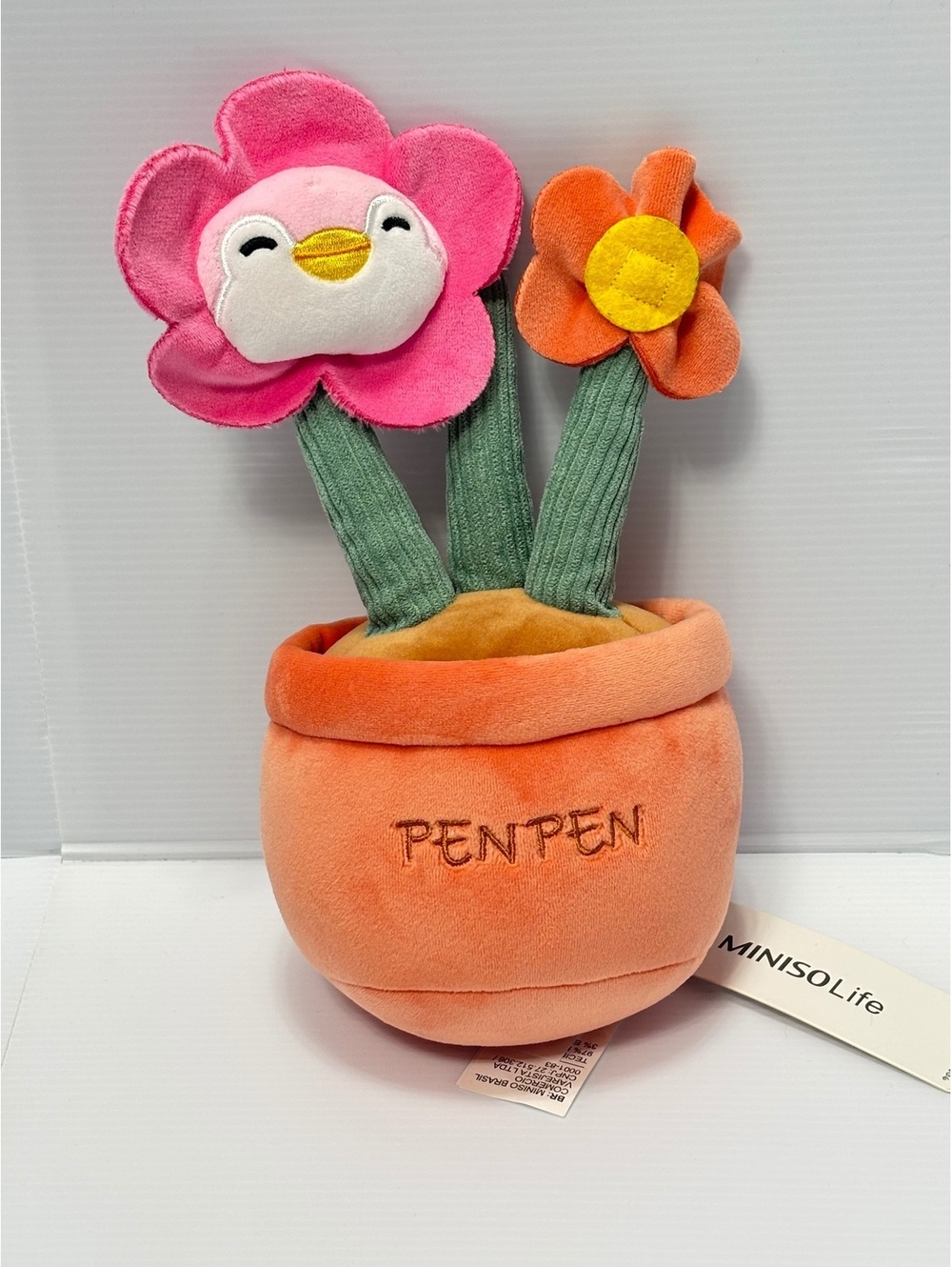 MINISO Life PenPen Plush Flower Pot Soft Toy 25cm